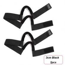 Lace Melt Wig Band With Ear Hanger New Arrival Wig Band With Ear Cut Outs 3.5Cm 3Cm Width Lace Melting Band Black Wig Edge Lace Frontal Melt Adjustable Wrap To Lay Scarf Wig Band With Ear Protection Lace Edge Band
