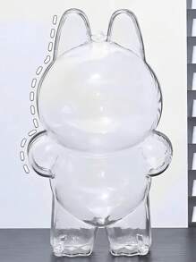 1 Transparent Protective Storage Box Display Box, Compatible With Labubu, Suitable For Plush Toys, Decorative Accessories, Jewelry Protective Covers, Character Accessories, Valentine's Day Gifts, Birthday Party Gifts, Christmas Gifts, Graduation Season Gifts