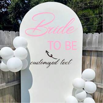 Bride To Be Bridal Party Stickers - Bride To Be Balloon Arch Stickers, Bridal Gift Party Stickers, Engagement Party Decorations, Logo And Background Bridal Gift Party Stickers - Bridal Gift Party Engagement Valentine's Day Party Supplies Decoration, Wedding Party Decoration