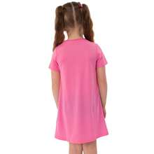 DORA The Explorer Girls Nightdress, Short Sleeve Girls Pyjamas, Nighties For Kids - Pink - View 5