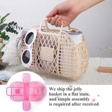 1pc Customizable Laundry Baskets: Multifunctional Organizers For Every Need Custom-Designed Laundry Baskets Double As Bathroom Carryalls. Our Wall - Mounted Storage Bins Are Perfect For The Washroom, Holding Toiletries. Additionally, They Transform Into Reusable Beach Bags-An Ideal Pick For Women!