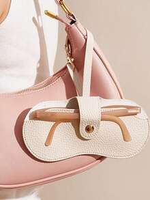 1 قطعة، 3 قطع،5 قطع علب نظارات مطرزة بأناقة، حقيبة تخزين نظارات الشمس جلدية بوليوريثان معلقة بشكل جميل، حافظة نظارات قابلة للنقل في السفر، خيار مثالي للهدايا