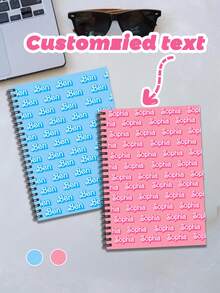 Customized Personalized Name Notebooks, Spiral-Bound Notebooks, Cute Student Diaries, Back-To-School Gifts, Teacher Appreciation Gifts, Gifts For The First Day Of School, Cute School Stationery Sets Suitable For Boys And Girls, Essential School Stationery Sets,Multi-Functional,Ornamental,Reusable,Modern,Colorful,Cute,Vintage,Cartoon,Kawaii,Custom,Personalized,Unique,Customized,Workers,Clients,Students,For Business/Work/Office,For School,Office & School Supplies,Xmas Decoration,Tendencia Local - Multicolor - View 12