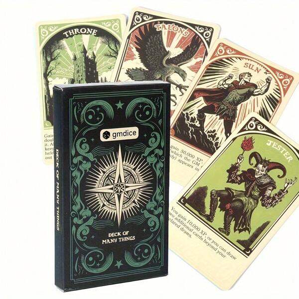 Deck Of Many Things: The Physical Manifestation Role-Playing Card Game - Age 14+ - Standard Edition - Paper Deck