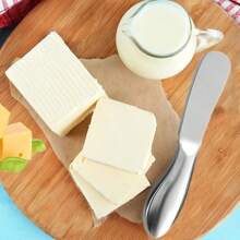 Stainless Steel Cheese Knife Set, Including Butter Knife, Pizza Cutter, Spreader, Fork For Kitchen, Elegant Cake Slicer