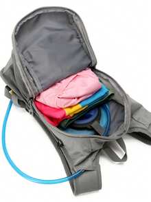 1pc Nylon Outdoor Hiking Backpack, Bicycle Riding Bag, Travel Lightweight Trekking Rucksack, Waterproof Climbing Bag, Unisex Sports Daypack