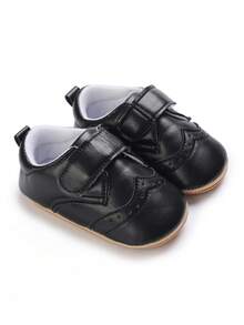 Zapatos para caminar de bebé para niños de 0 a 1 año, zapatos casuales ligeros, zapatos de bebé para primavera/otoño - Negro - Ver 2