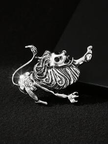 1 件时尚复古动物设计胸针，适合男士和女士，日常装饰或礼物