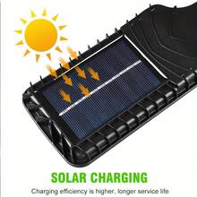 1/2/4/6/8 Stück 72 LED Solar Gartenleuchten mit Bewegungssensor, Nachtbeleuchtung für Terrasse, Weg, Garten, Zaun - 3 Beleuchtungsmodi, wiederaufladbare kabellose Solarleuchten für Outdoor, Weihnachten, Halloween, Schulanfang - [Verbesserte Version] - 9-Raster-LED - Übersicht 5