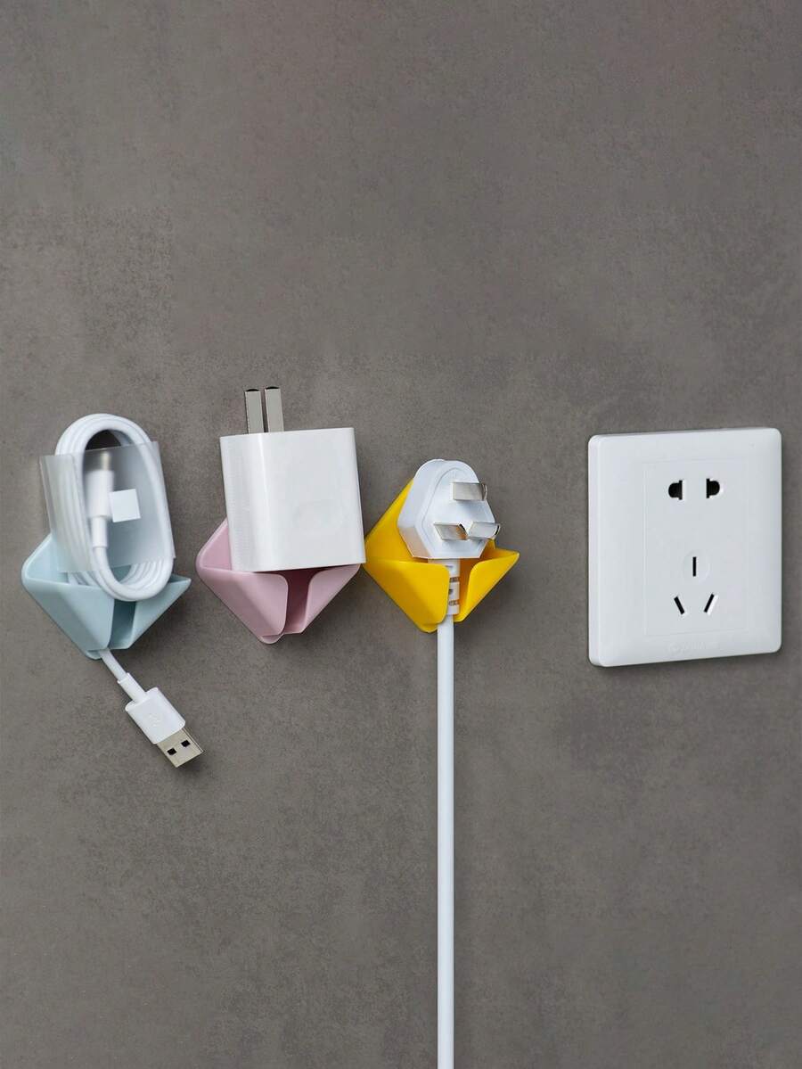 1/6 Peças Aleatórias Ganchos sem Furos Plug-In, Ganchos Multiuso Adequados para Banheiro, Quarto, Cozinha, Sala de Estar, Entrada, Acessórios Domésticos, Material Escolar