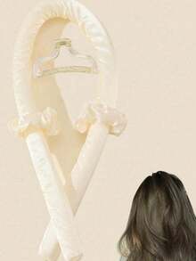 4 件套纯色发圈、卷发器和爪夹发饰、发饰