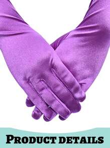 New Upgraded Women's Long Formal Satin Gloves - Wedding Performance Ball Dance Accessories | Suitable For Wedding, Party, Tea Party, Cosplay