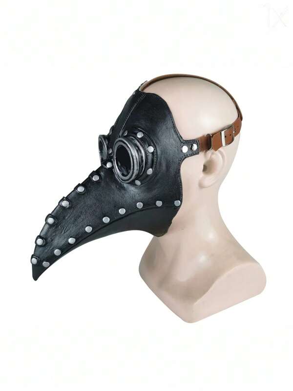 1pc-Multi-Color Optional Adjustable Adult One Size Fun Medieval Steampunk Plague Doctor Bird Mask Latex Punk Role Play Mask Beak Adult Halloween Role Play Props, Party Favors, Birthday Gifts, Gift Fillers, Birthday Party, Room Decoration, Wall Decoration, (Some Parts May Be Random), Festival Essentials, Autumn, Thanksgiving, Halloween, Christmas, Carnival, Halloween Props, Halloween Party, National Day, Autumn