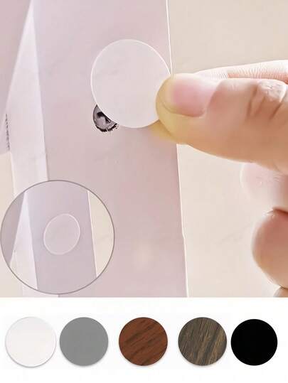 54pcs Furniture Screw Hole Self-Adhesive Seal Sticker