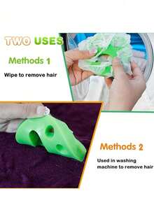 1/4pcs Pet Hair Remover Laundry Balls, Reusable, Effectively Removes Pet Hair From Clothes And Bedding, Washing Machine Cleaning Ball, Durable And Reusable Lint Collector, Keeps Clothes And Bedding Hair-Free, Essential For Pet Owners - Enhances Your Laundry Experience - Multicolor - View 7