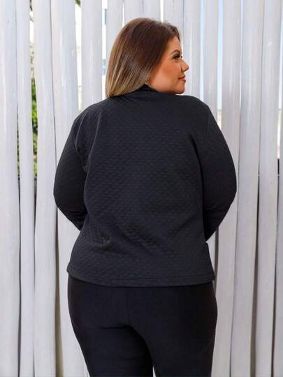 Jaqueta bomber plus  Simples    Casual