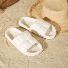 2025 Goddess Edition New Fashionable And Versatile EVA Slippers, Classic Minimalist Floral Design With Ins Style, Comfortable And Breathable, Wear-Resistant And Non-Slip, Convenient To Carry, Suitable For Home, Bathroom, Beach, Casual Wear