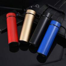 Simple Vacuum Insulated Cup, Stainless Steel Double-Layer Business Straight Cup, Portable Creative Gift, Customized Water Cup, 1pc