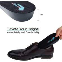 Height Increase Insole, Shoe Lift For Men Elevated Cushioned Inserts And Arch Support Comfort Insoles To Make You Taller - 1.4 吋以上(美國女款 5.5-9.5) - 查看 11