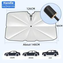 Car Sunshade Windshield Umbrella Front Sun Shade Parasol Foldable Summer Protection Car Seat Heat Insulation Car Accessories