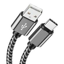 C Charger Cable 60w Fast Charging USB Type C Cables Nylon Braided USB A To USB C Android Charger Cord Compatible With Samsung Galaxy S25 S24 S23 S22 S21 S20 Ultra S20+ Note 20 10 S10 S9 Plus A12 A11 A52 OnePlus Pixel 6 5 4 4a 3a XL