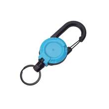 Tactical Retractable Keychain With Steel Wire Rope - Multi-Functional, Heavy-Duty Clip For Outdoor Camping & Hiking, Anti-Lost Lanyard With Badge & Id Card Holder.Christmas Presents