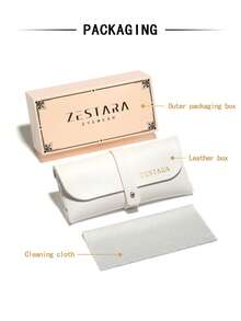 1 件女士塑料平顶飞行员时尚眼镜，时尚高端风格，适合商务旅行、通勤、日常、度假，配有精致包装飞行员形状太阳镜 - 彩色 - 查看 4