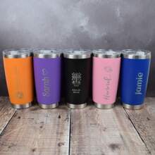 1 Stück personalisierte Kaffeetasse, isolierter Becher mit Gravur - Rückkehr zur Schule Saison, Rückkehr zur Schule, individualisierte Tee- oder Kaffeetasse, Geschenk für Lehrer, Tasse für heiß oder kalt