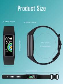 EFFEOKKI Effeokki Fitness Tracker Smart Band Watch Slim For Men Women Pedometer/ Health/ Waterproof/ Activity/ Weather/ Multi Sports Smart Bracelet For Iphone Android Smartphone