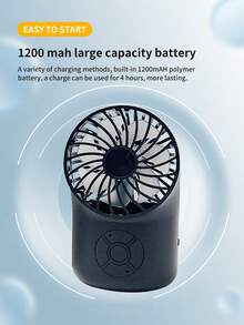 新款带风扇蓝牙音箱二合一桌面无线蓝牙 5.1 音箱户外便携式手持音箱风扇 3 档可调风速内置麦克风 1200 毫安时电池，电池寿命长特别创意音乐风扇节日礼物生日礼物