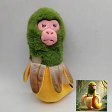 2Pcs-Tung Tung Tung Sahur Plush Toys Funny Shark Plush Dolls- Hilarious Meme Stuffed Animal, Soft & Huggable Mythological Creature Toy, Great Gift For Kids, Anime Fans & Prank Lovers - Shinpanzinni bananini - 查看 1