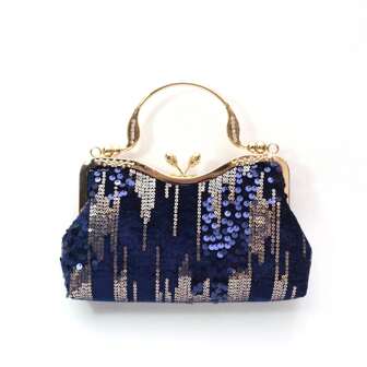 Velvet Black Clutch Bag Decorated With Black Sequin, Floral Motif And Rhinestones, Vintage Elegant Minimalist Style Evening Bag Suitable For Bride, Weddings, Parties, Formal Events, Gift For Mom, Teachers, Girls, Holiday