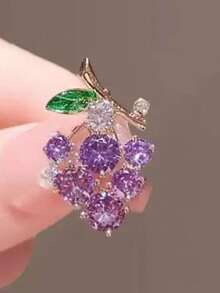 1pc Sweet & Lovely Brooch Suitable For Girls' Versatile Wear - Multicolor - View 7
