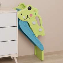 Tobogán Infantil Plegable Adecuado Interiores Y Exteriores - Azul - Ver 3