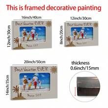 1 pieza Personaliza con fotos y texto, arte de pared personalizado, regalo perfecto para cumpleaños, boda, aniversario, estilo clásico de cumpleaños, adecuado para la decoración de salas de estar, dormitorios y pasillos, es una decoración del hogar ideal y un marco es opcional, recuerdo memorable, regalos de decoración de habitación del hogar vacaciones