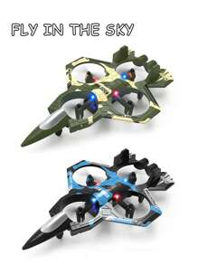 Planeador de combate RC, avión de juguete con giros de 360°, suspensión y piruetas, regalo de cumpleaños/festividad para niños