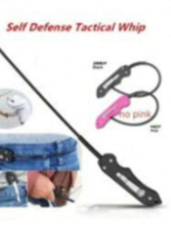 Portable Safety Tool Wire Self Defense Whip Defense Staff Portable Martial Arts Kudo Whip For Combat Quick Strike Personal