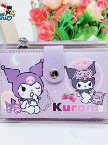 Sanrio 1 PC Sanrio For Hello Kitty & For Cinnamoroll Multi-Pocket Wallet - Adjustable Strap, Zipper Closure, Coin Holder, Card Holder, And Note Compartment - Available In Pastel Colors, Ideal For Girl, Coin Holder Wallet | Playful Accessory | Adjustable Strap Closure, For Hello Kitty Wallet