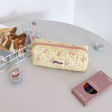 Estuche para lápices, estuche para bolígrafos, bolsa de almacenamiento de oficina y universidad, organizador de bolsa, bolsa de maquillaje, bolsa cosmética, estuche para lápices estético y lindo para niños y niñas de vuelta al cole, útiles escolares