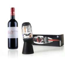 Carafe à vin rouge et décanteur, noir, avec support, pour vin rouge