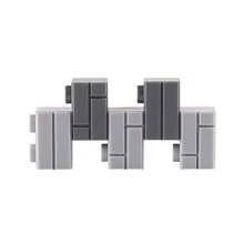KIDNOAM 120 piezas Clásicos Bloques de construcción, Bloques de pared de ladrillo DIY, Juguete educativo, Ladrillo 1x2, Regalo de Navidad, Halloween, Acción de Gracias, Pascua