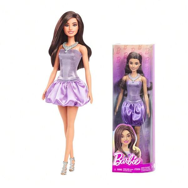 Mattel Barbie Fashion Girls Series: Shiny Bob Cut & Neon Pink Sweetheart - Individual Stylish Dolls With Diverse Outfits (3+ Years Old)​