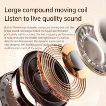 Wireless Earbuds - Compatible With Apple And Android, Built-In Microphone, Sweat-Resistant, White, Wireless Headphones, Airbuds, True Wireless Earphones - H24 - View 4