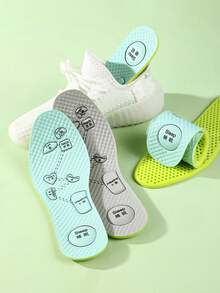 Zwei Paar Beifuß geruchsbeseitigende Popcorn-Stil Fußpolster. Neuer Stil, super weich, elastisch, nicht verformbar, schweißaufnehmend, atmungsaktiv, kühl und komfortable Fußsohle Weichpolster.