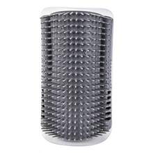 Wall-Mounted Cat Scratching Board, Self-Combing Brush, Angle Massager, Plastic Material, Gray, Suitable For Short-Haired And Long-Haired Cats, Easy To Install, Fixed With Screws And Glue. - 灰色的. - 查看 2