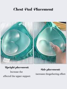 4pcs Silicone Bra Inserts Lingerie Accessories High Quality - Multicolor - View 2