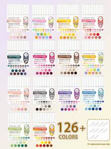 Languo Direct Liquid Soft Tip Acrylic Markers Set - 171 Vibrant Colors In 19 Diverse Color Sets With 9 Pens Each - Ideal For Artists, Students, Designers, Crafters, And Professionals - Perfect For Drawing, Painting, Illustration, Sketching, DIY Projects, Bullet Journaling, Home Decor, School Assignments, And Creative Artwork,School Supplies,Back To School