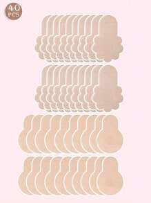 Breathable Anti-Sag Push-Up Nipple Covers, Specially Designed For Full-Bust And Plus-Size Women. Features Include Sexy Contouring, Anti-Nipple Show-Through, Embarrassment Prevention, And Breast Lifting Support, Ideal For Strapless Women's Apparel.