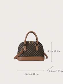 Yogodlns 时尚贝壳包女士小图案设计钱包和手提包单肩斜挎包女士日常使用高品质复古手拿包斜挎包女士简约设计师小手提包