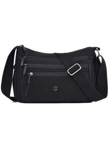 Nova Bolsa de Viagem Casual e Externa de Grande Capacidade, Leve e À Prova d'Água, com Bolsos Múltiplos, Moda Transversal Elegante para Mulheres